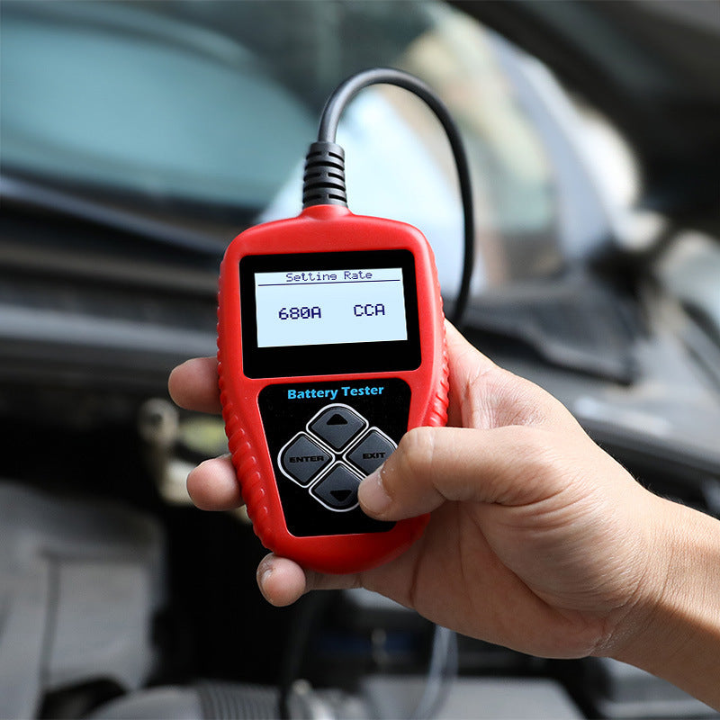 Car battery analyzer battery tester