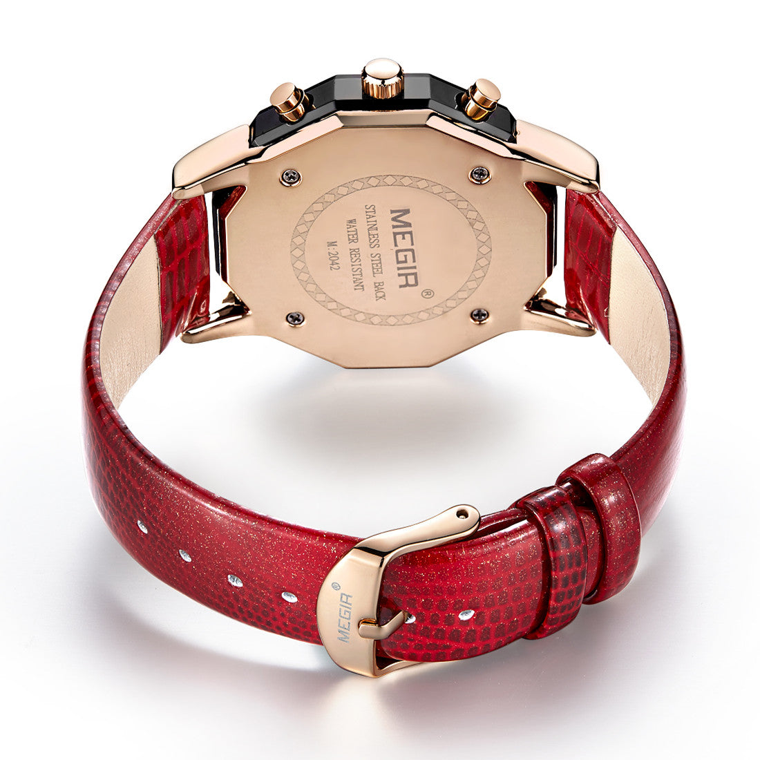 MEGIR Luxury Brand Women Bracelet Watches Ladies Fashion Quartz Sport Wristwatch Leather Dress Clock Chronograph Reloj Hombre