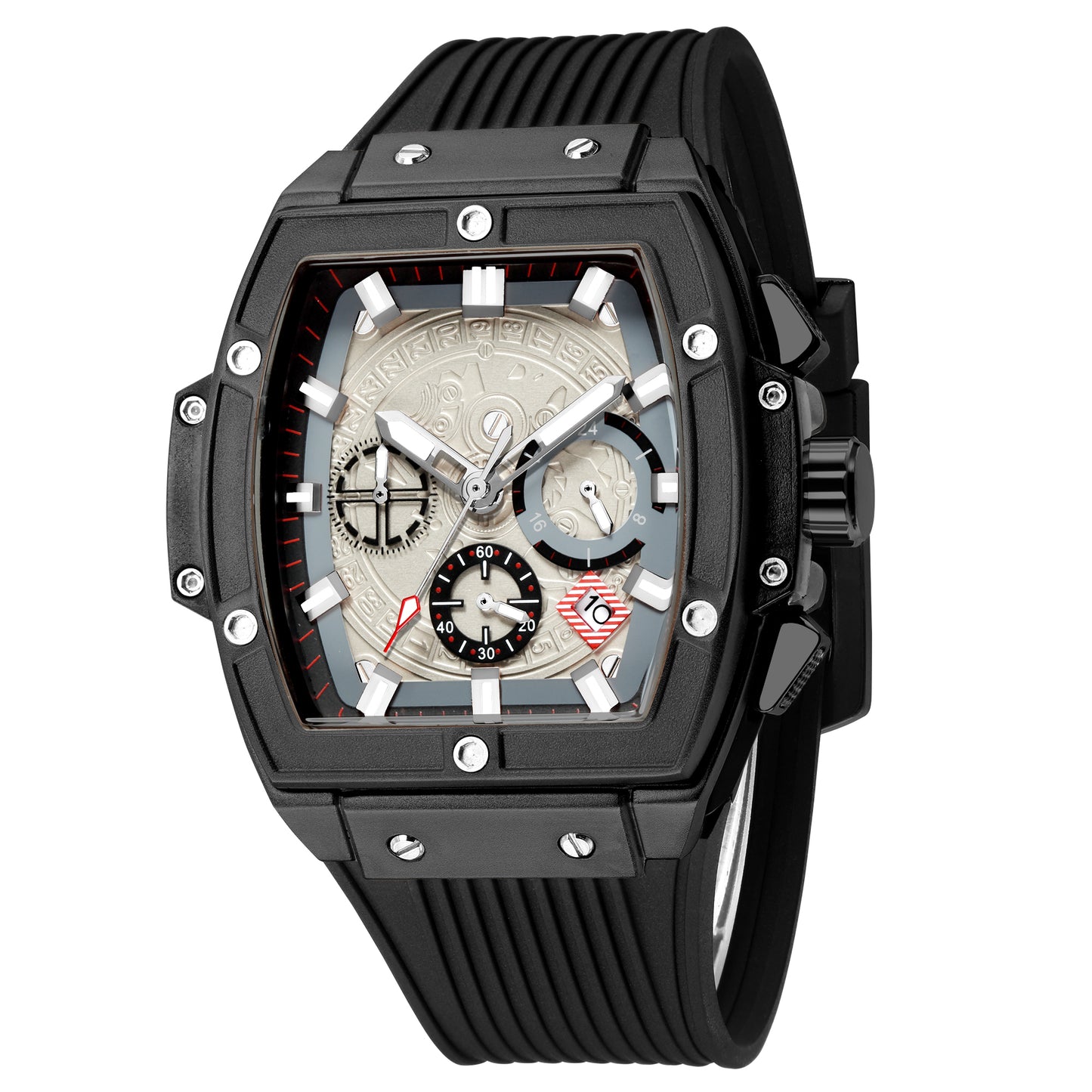 RUIMAS Watch for Men Fashion Luxury Sport Military Watches Silicone Strap Waterproof Quartz Casual Wristwatch Clock Montre Homme