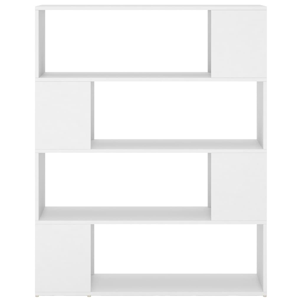 NNEVL Book Cabinet Room Divider White 100x24x124 cm-4