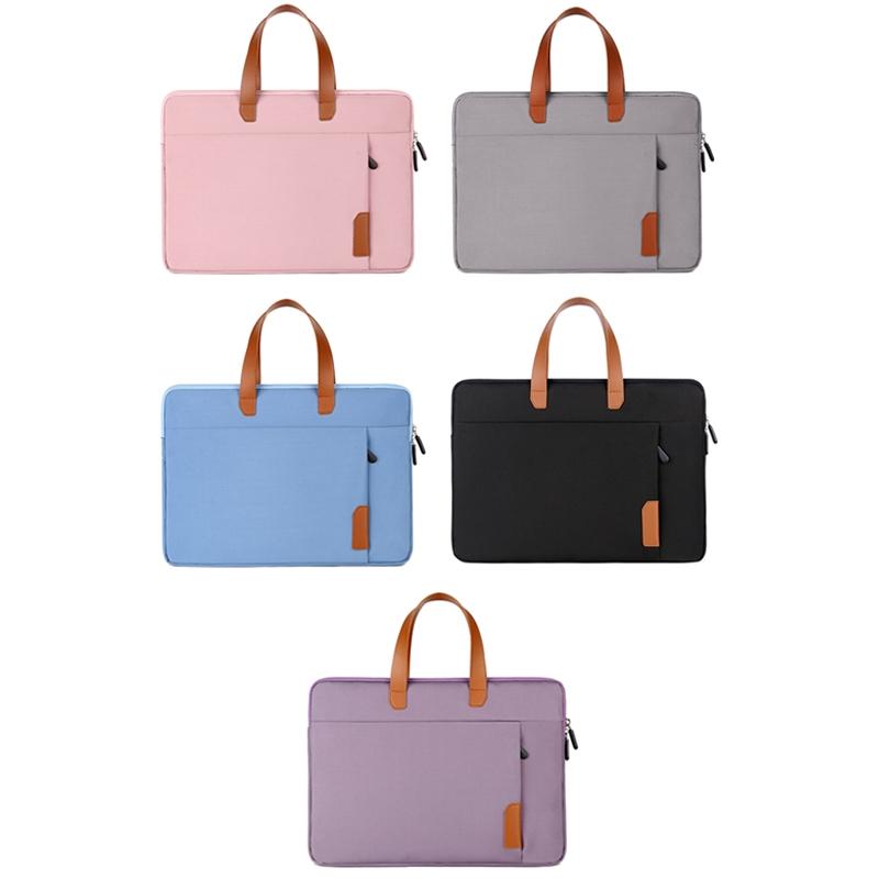 NNEDSZ Lightweight Laptop Liner Bag - Fits 15 / 15.4 / 15.6 Inch - Portable - Pink