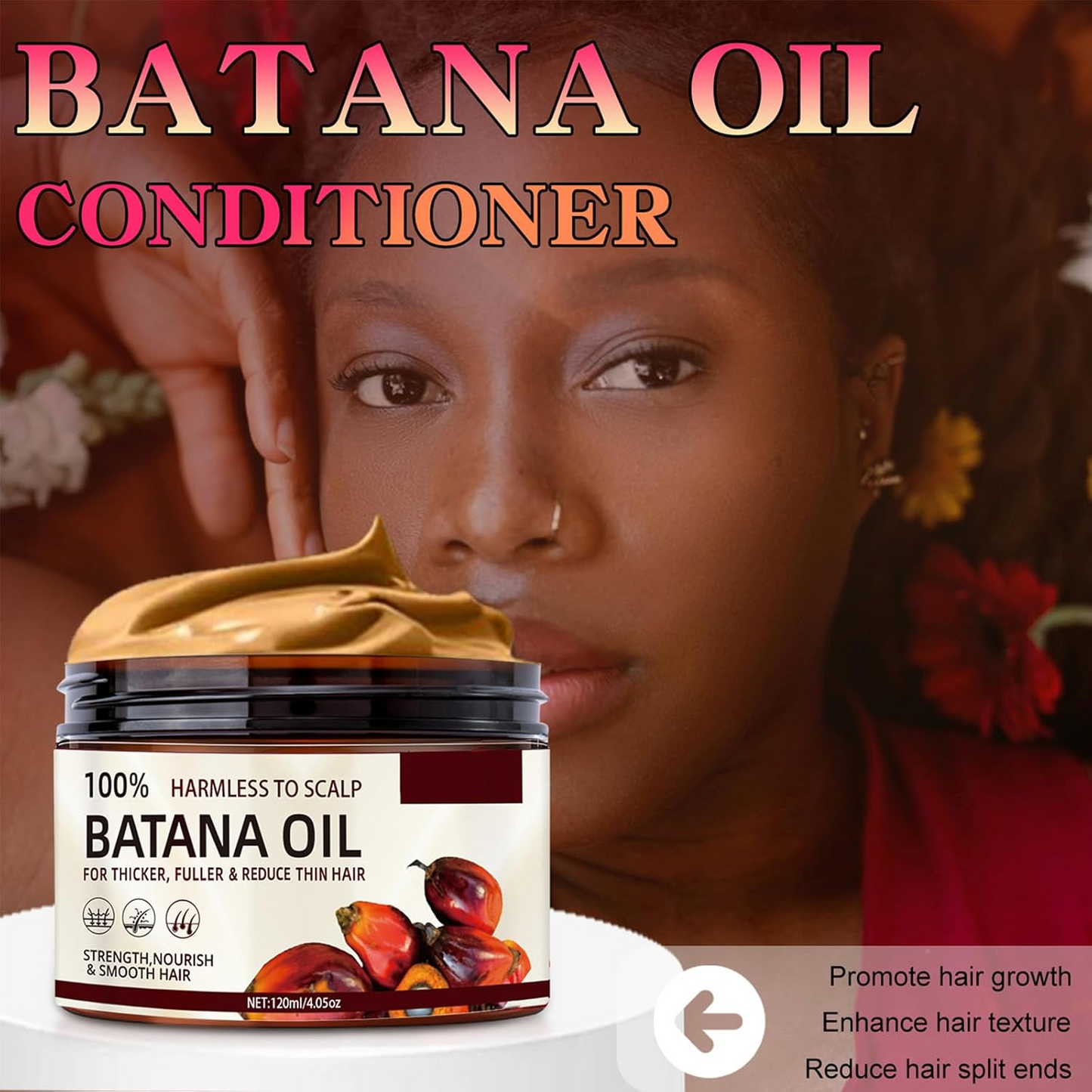 Private Label Batana Oil – 100% Pure Raw Batana Butter Moisturizing Treatment | Promotes Hair Growth | Repairs Damaged Hair