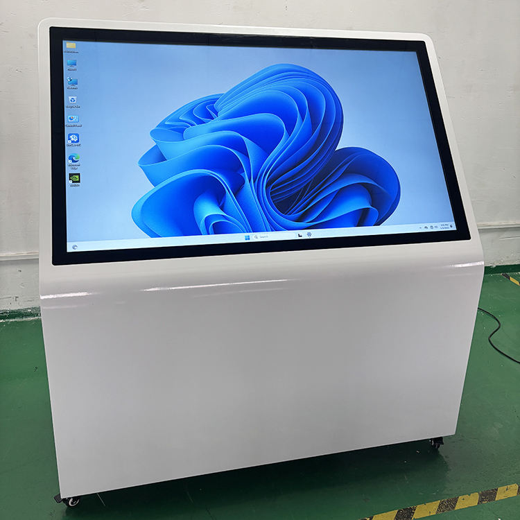 21.5" / 32" / 43" / 49" / 55" Inclined L-Shaped Front-End Touch Query All-in-One Machine Interactive Touch Display Screen