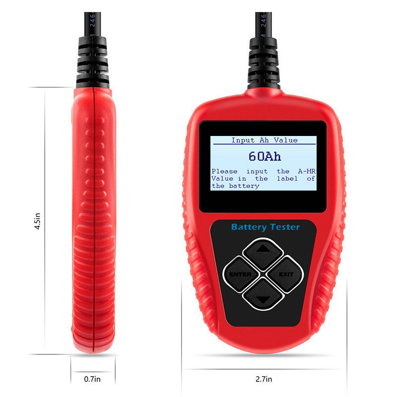 Car battery analyzer battery tester
