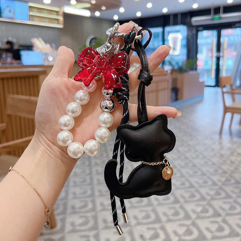 Maillard Cartoon Lucky Cat Keychain For Women