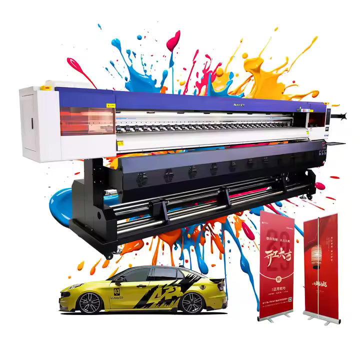 Tarpaulin Printing Machine WorldColor Eco Solvent Inkjet Printer – I3200E1 / F1080 Print Head | 3200dpi | 3.2m Roll-to-Roll | For Vinyl, Banner, Fabric, and More