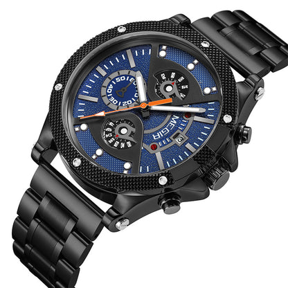 MEGIR Men's Business Watch Top Brand Luxury Quartz Wristwatch Fashion Waterproof Man Military Clock Calendar Reloj Hombre 2216