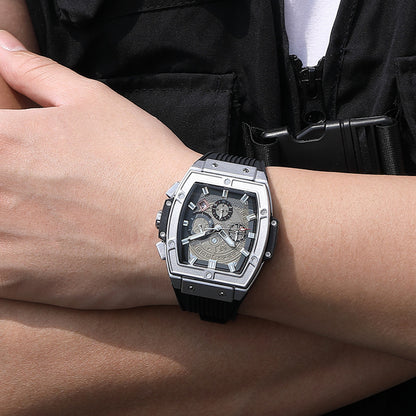 RUIMAS Watch for Men Fashion Luxury Sport Military Watches Silicone Strap Waterproof Quartz Casual Wristwatch Clock Montre Homme