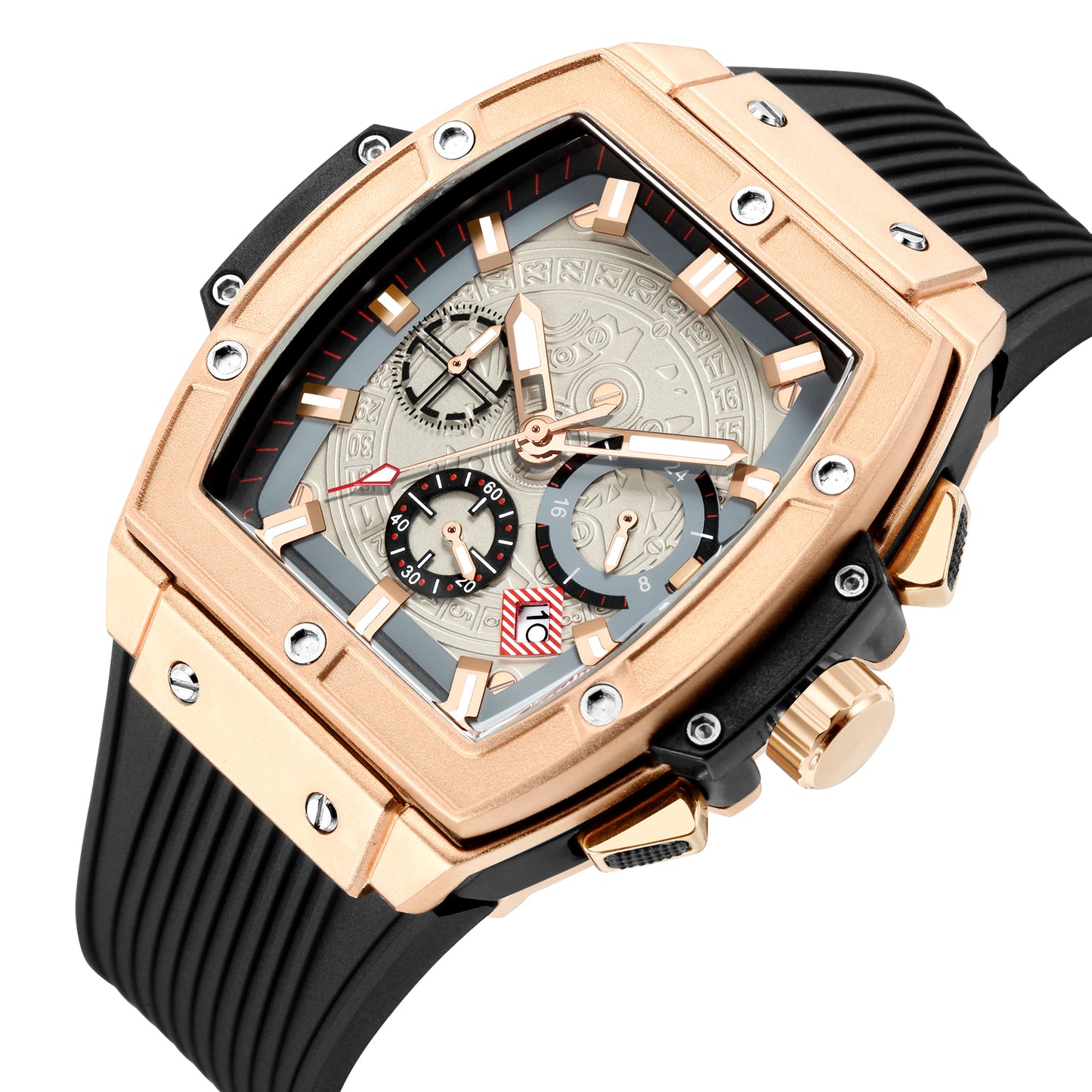 RUIMAS Watch for Men Fashion Luxury Sport Military Watches Silicone Strap Waterproof Quartz Casual Wristwatch Clock Montre Homme