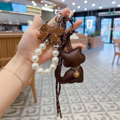 Maillard Cartoon Lucky Cat Keychain For Women