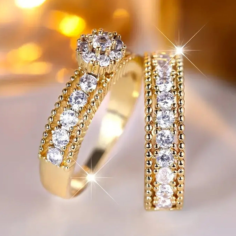 Fashion High-end Personality Ring Set Women