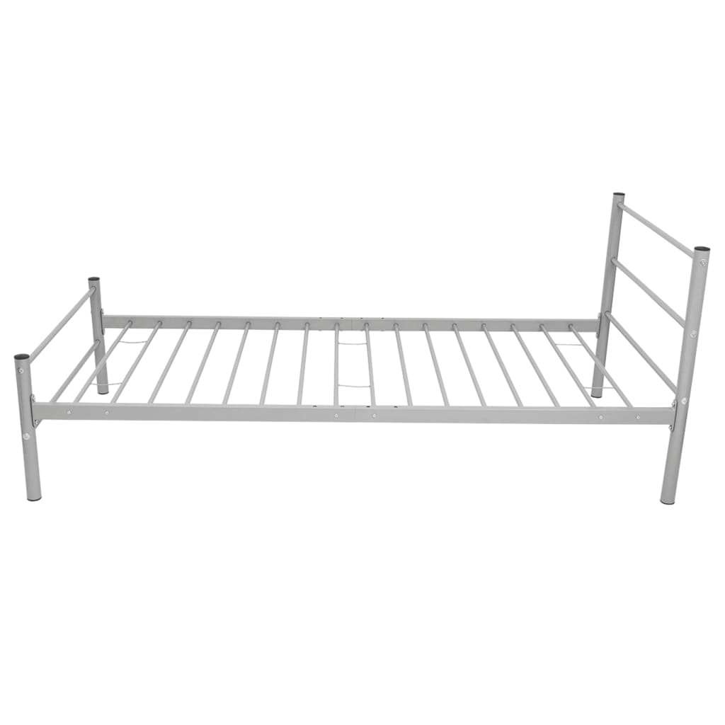 NNEVL Bed Frame Grey Metal King Single Size-3