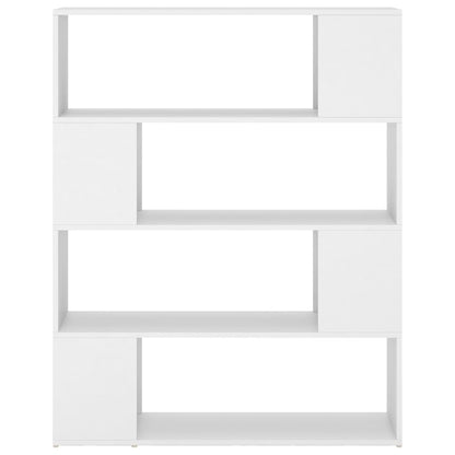 NNEVL Book Cabinet Room Divider White 100x24x124 cm-4