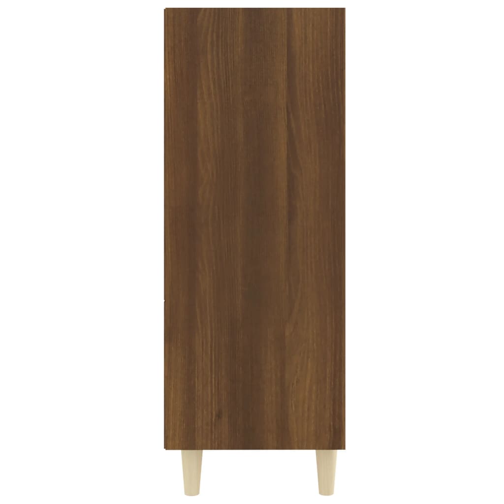 NNEVL Sideboard Brown Oak 69.5x32.5x90 cm Engineered Wood-3