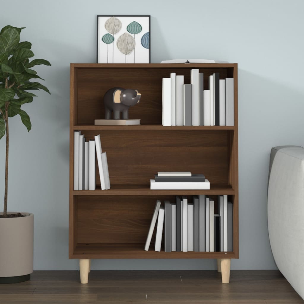 NNEVL Sideboard Brown Oak 69.5x32.5x90 cm Engineered Wood-4