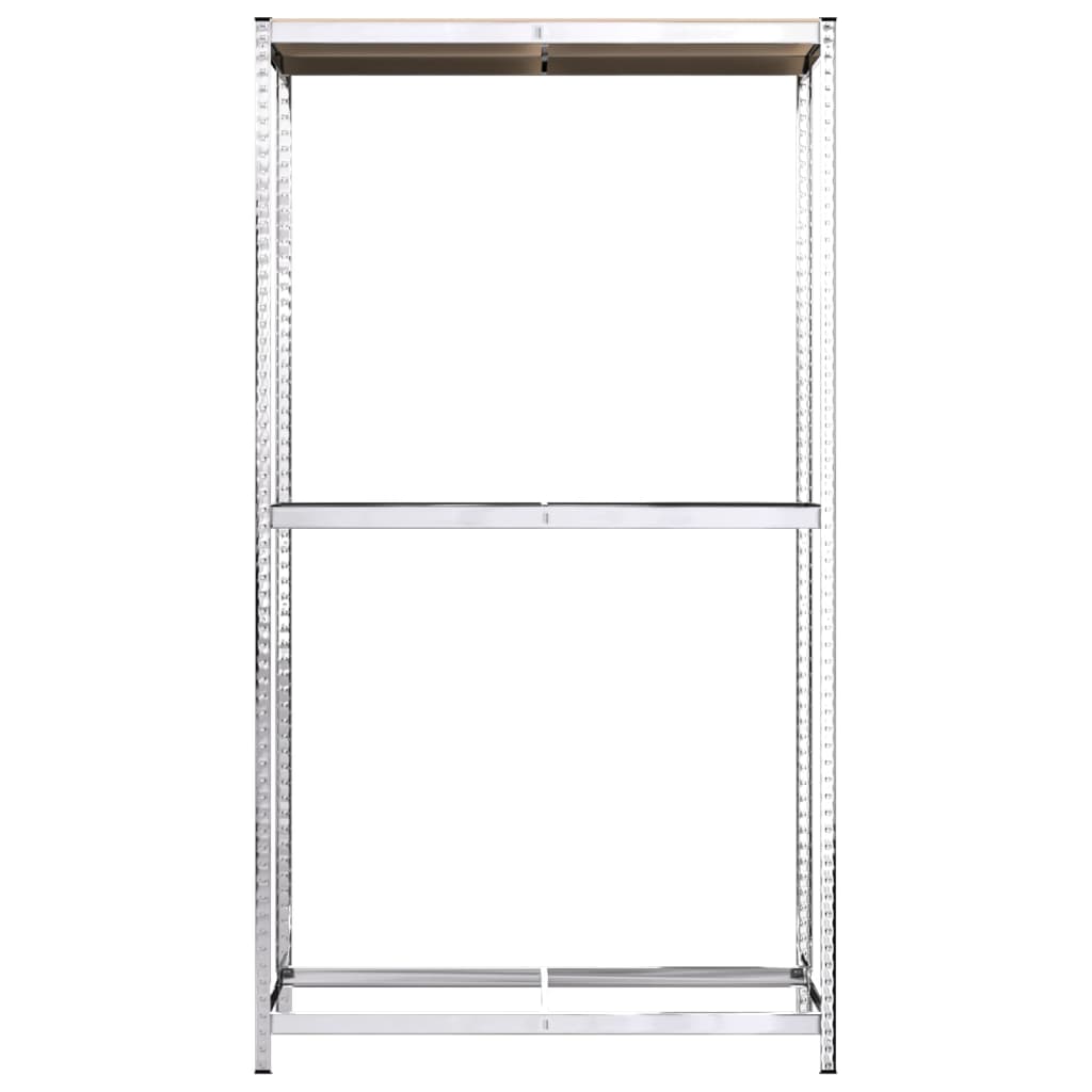 NNEVL 2-Layer Tire Racks 2 pcs Silver 110x40x180 cm Steel