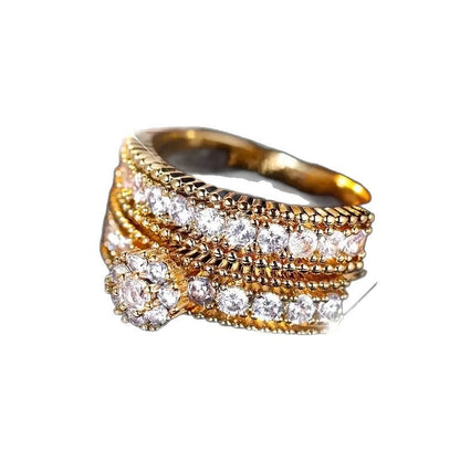Fashion High-end Personality Ring Set Women