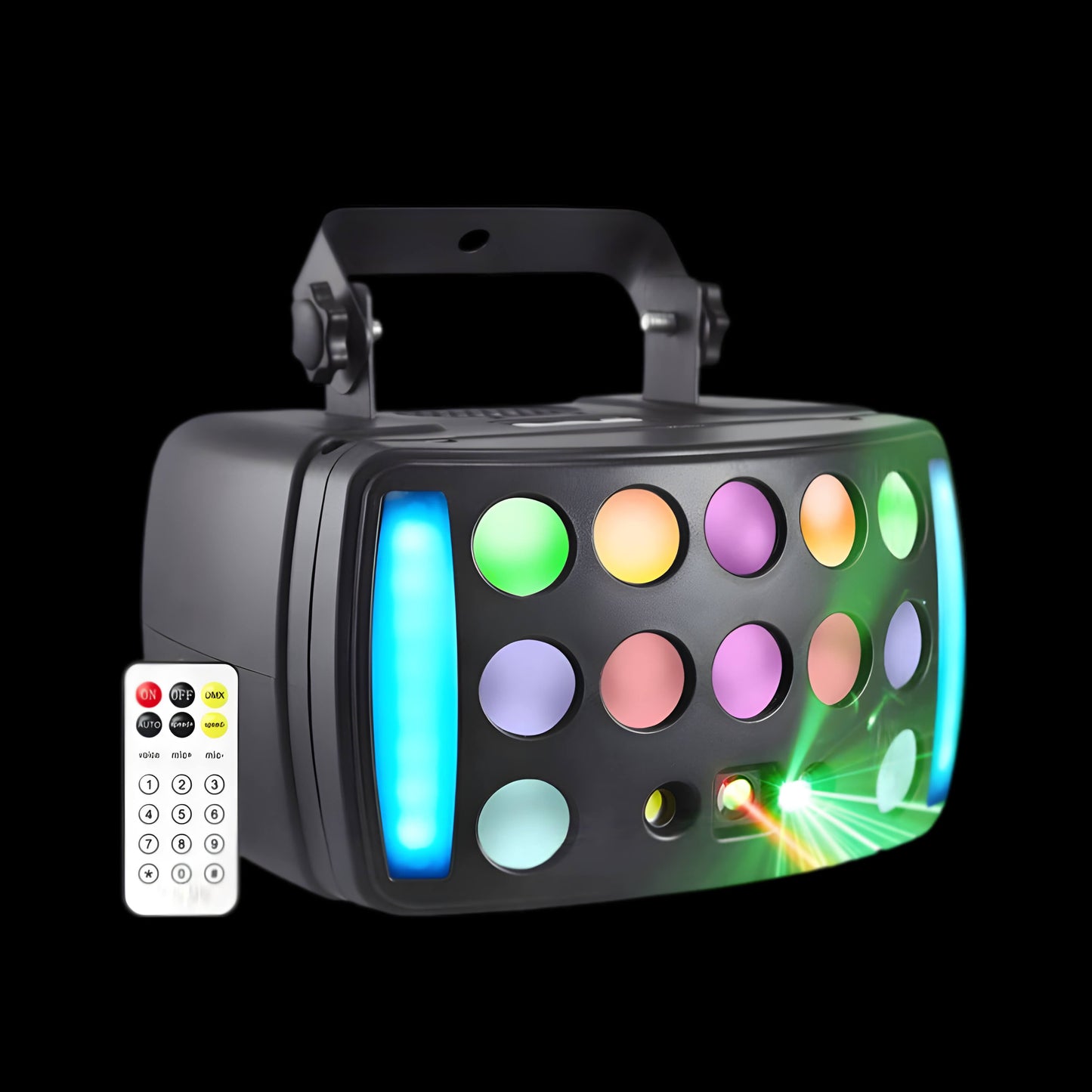 X1 4-in-1 Party Laser Lights 50W LED Strobe Disco Ball Projector