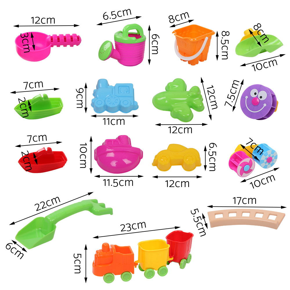 NNEDSZ 26 Piece Kids Umbrella & Table Set-2