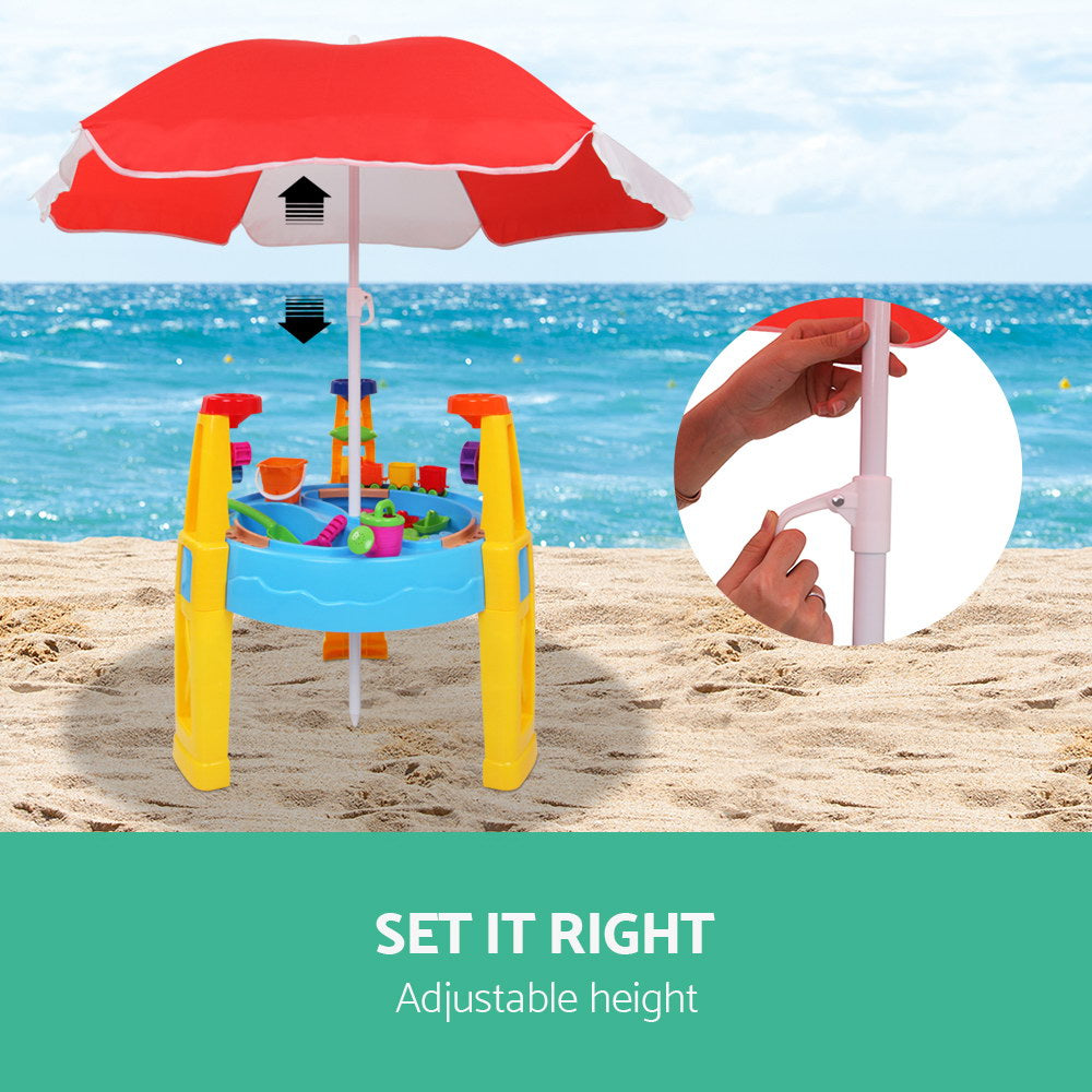 NNEDSZ 26 Piece Kids Umbrella & Table Set-3