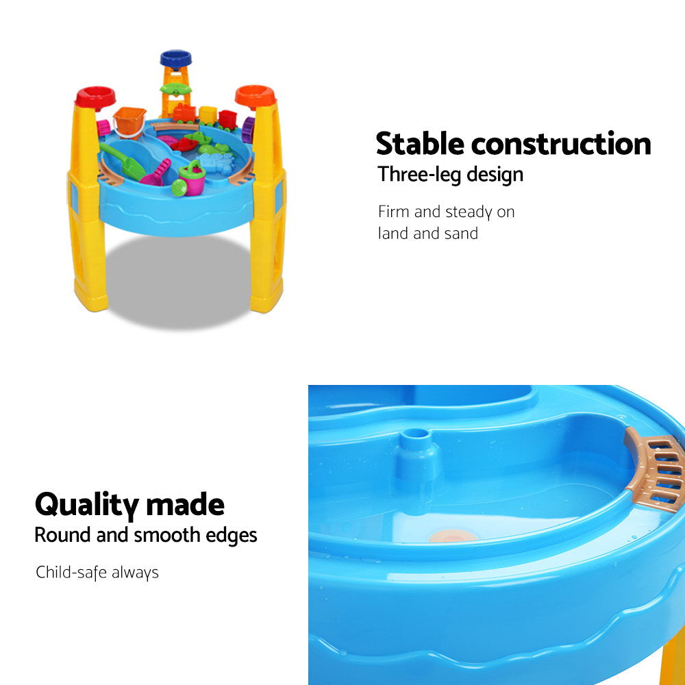 NNEDSZ 26 Piece Kids Umbrella & Table Set-4