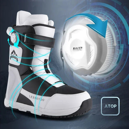NNEOBA 2024 Winter Ski Shoes - Unisex Snowboarding Boots-4
