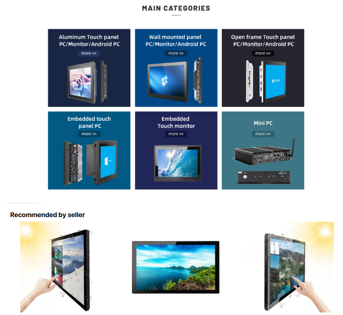 15.6" 18.5" 21.5" 23.6" 27" 32" 43" 55" 65" Inch Outdoor Wall Mounted Tft Ip65 Waterproof Lcd Display Touch Screen Monitor