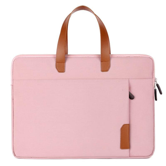 NNEDSZ Lightweight Laptop Liner Bag - Fits 15 / 15.4 / 15.6 Inch - Portable - Pink