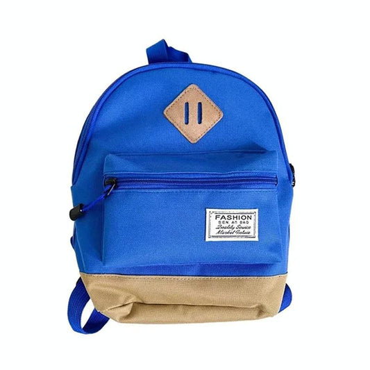 NNEDSZ Kindergarten Kids' Simple Shoulder Bag - Minimalist Design - Blue-0