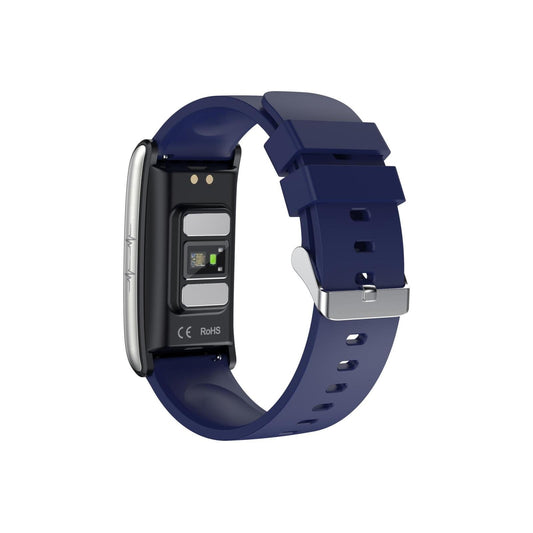 NNEDSZ Smart Watch With Heart Rate And Blood Pressure Monitoring - Colour Screen - Blue