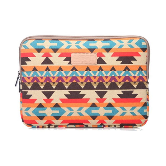NNEDSZ 13 Inch Lingge Laptop Liner Bag - Pattern Design - Blue Pattern Diamond Lattice