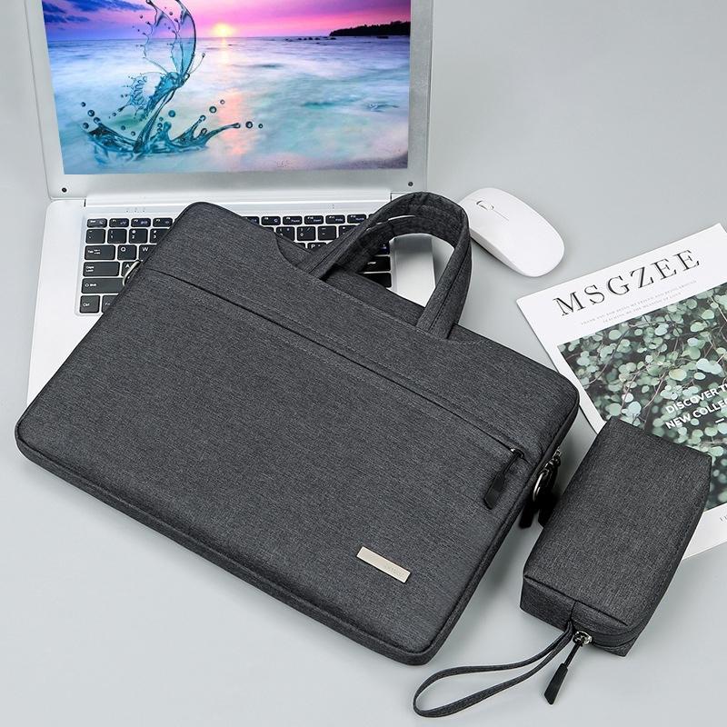 NNEDSZ 11 Inch Inner Bag with Power for Handbag or Laptop - Dark Grey