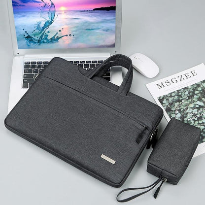 NNEDSZ 11 Inch Inner Bag with Power for Handbag or Laptop - Dark Grey