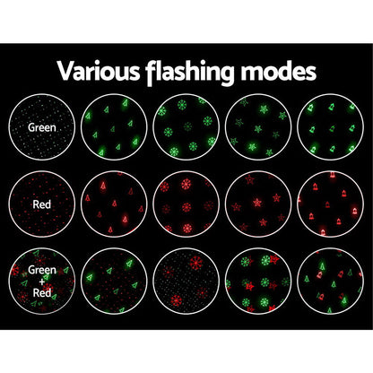 NNEDSZ Jollys Moving LED Lights Laser Projector Landscape Lamp Christmas Decor