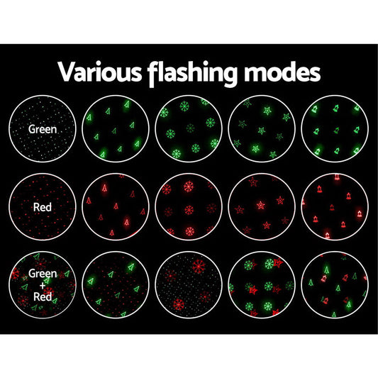 NNEDSZ Jollys Moving LED Lights Laser Projector Landscape Lamp Christmas Decor