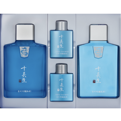 Sibjangsaeng Yongbi Men's Skin Care Set 130ml Ginseng & Herbal Complex Wrinkle Care Toner & Emulsion 2pcs Set