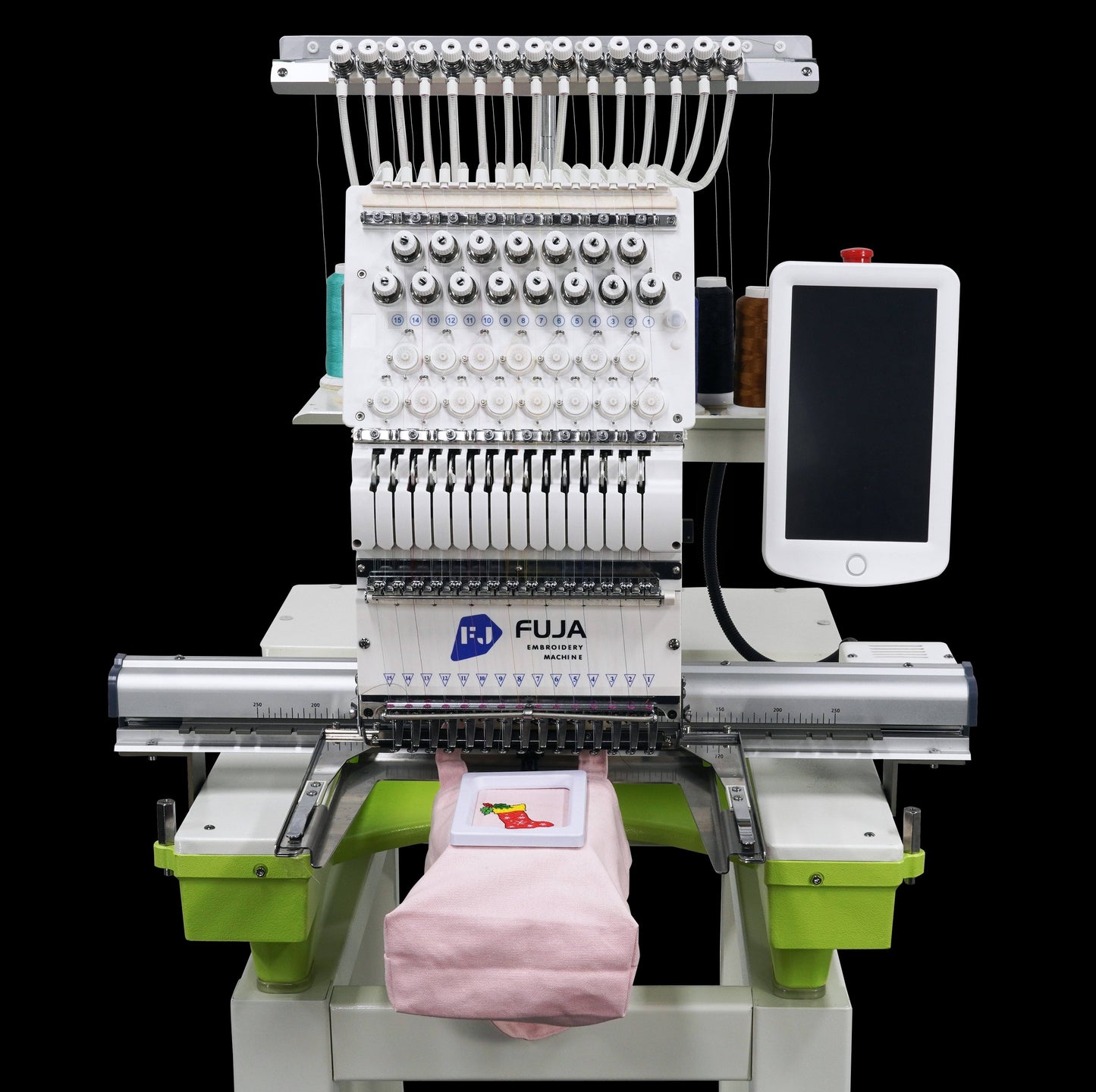 Single Head Computerized Embroidery Machine – 12/15/20 Needle for Hats, Logos, T-Shirts & More