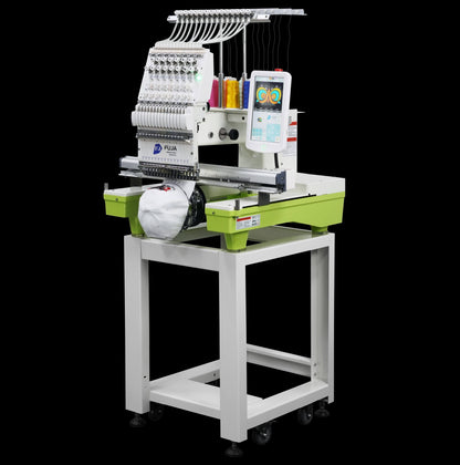 Single Head Computerized Embroidery Machine – 12/15/20 Needle for Hats, Logos, T-Shirts & More