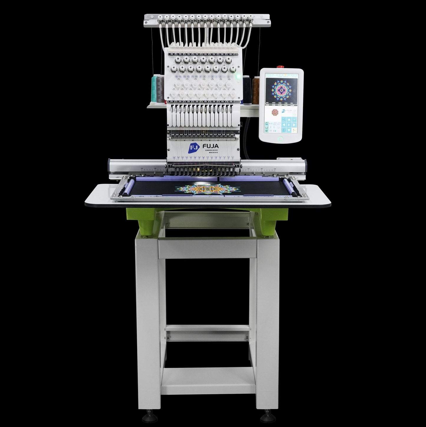 Single Head Computerized Embroidery Machine – 12/15/20 Needle for Hats, Logos, T-Shirts & More