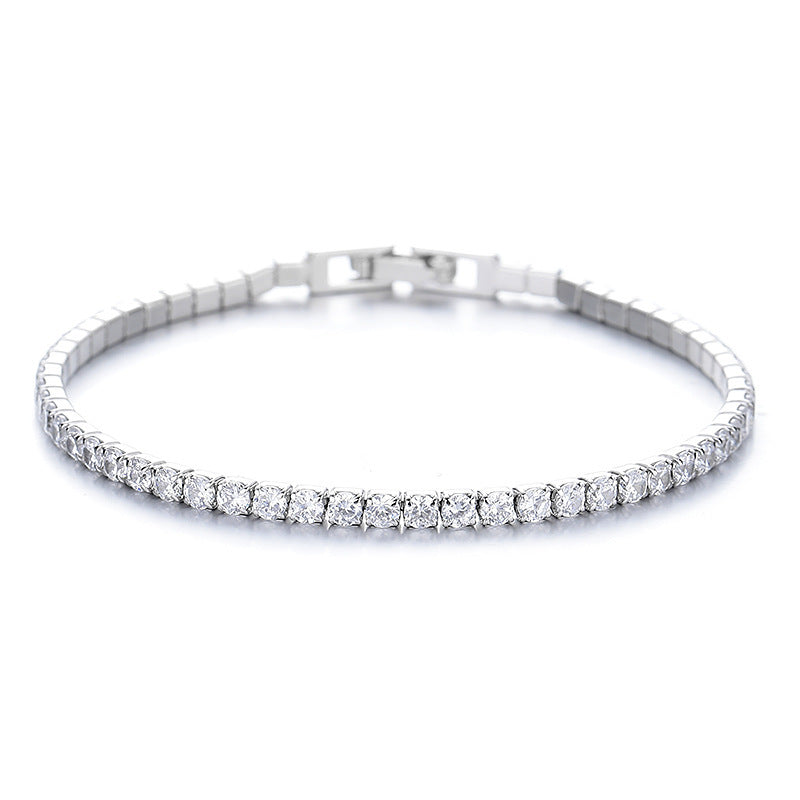 925 Sterling Silver Full Diamond Bracelet For Women