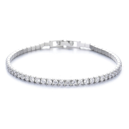 925 Sterling Silver Full Diamond Bracelet For Women