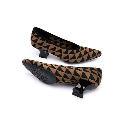 French Chic Pointed Toe Low Heels
