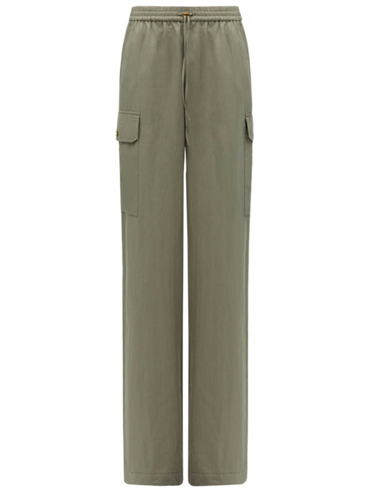 Green Straight Leg Cargo Pants