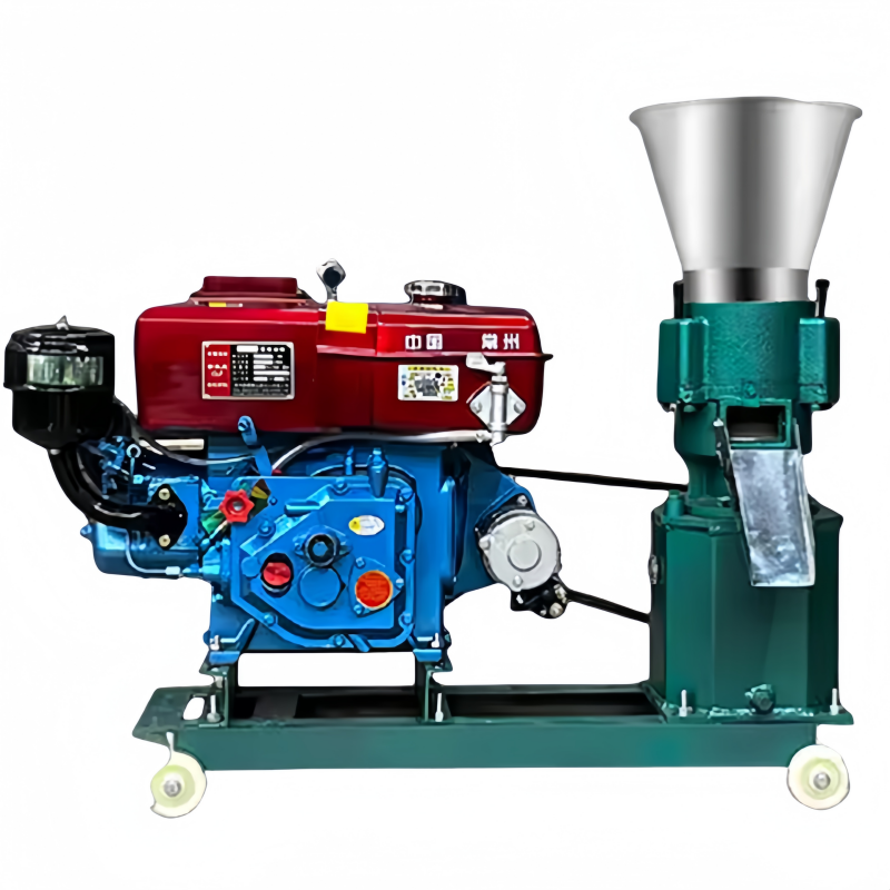 Hot Sale Chicken, Fish & Cattle Feed Pellet Making Machine With Motor
