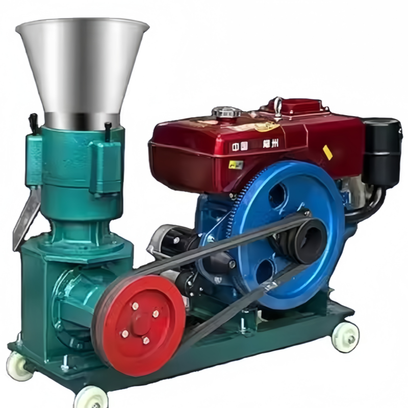 Hot Sale Chicken, Fish & Cattle Feed Pellet Making Machine With Motor