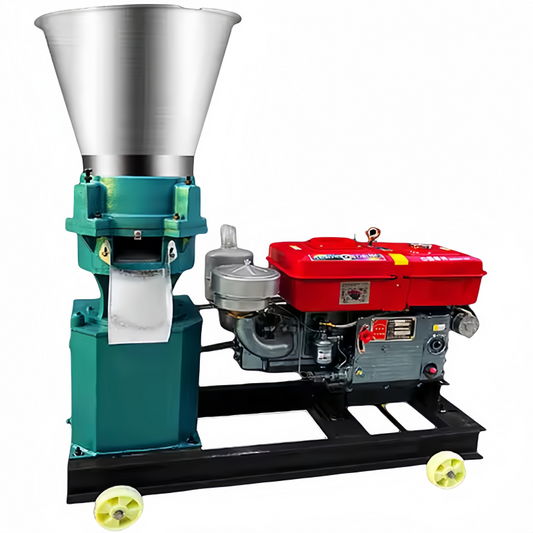Hot Sale Chicken, Fish & Cattle Feed Pellet Making Machine With Motor