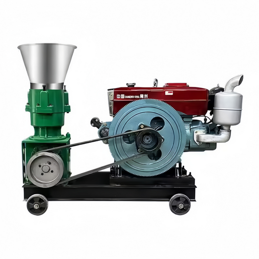 Hot Sale Chicken, Fish & Cattle Feed Pellet Making Machine With Motor