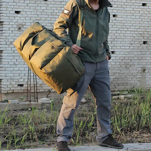 NNETM Outdoor Hiking Camping Backpack with Utility Pockets