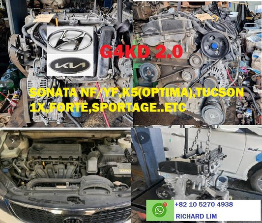 Used Gasoline Petrol Engine for Korean Cars – Quality, Tested, and Ready to Install