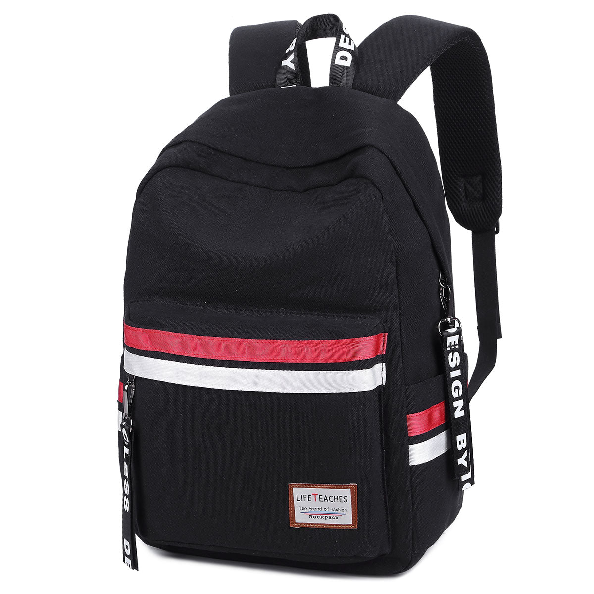 Leisure Waterproof Striped Backpack